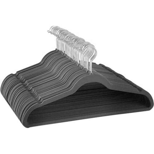 20Pack Non-Slip Velvet Adult Hangers Clothes Hanger Clothes Hook Drying Rack Hanging Towel Display Hanger