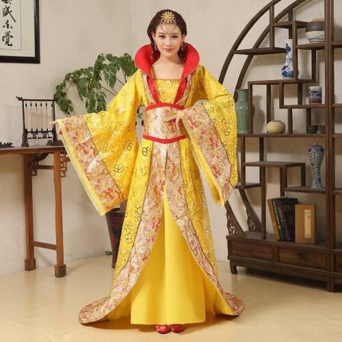 3 Color Princess Fairy Clothes Tang Suit Hanfu Costume Dress Chinese Ancient Traditional Dresses