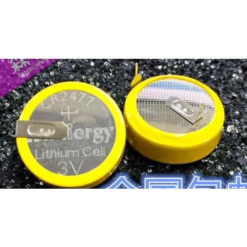 50PCS Rice cooker 3V button CR2477 Solder foot battery CR2477 Type H Horizontal