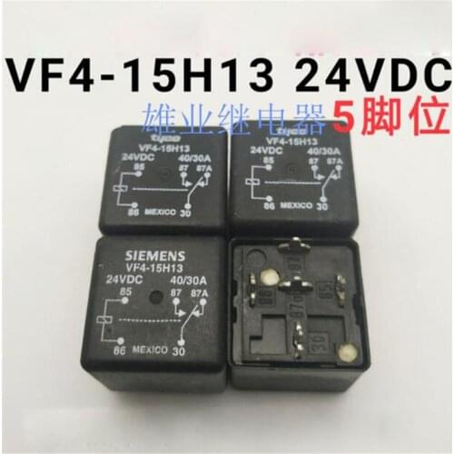 Car auto 24V relay VF4-15H13 VF415H13 VF4 15H13 24VDC 40A 5PIN