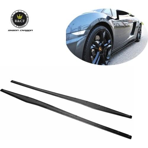 SP style carbon fiber side skirts for Lamborghini GALLARDO LP550 LP560 LP570
