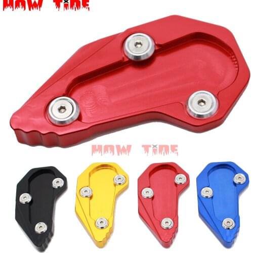 For BMW R1200R R1200RS 2015 2016 2017 2018 Aluminum Side Stand Extension pad Enlarge Plate