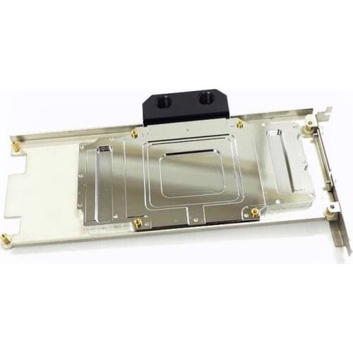 For Intel Xeon Phi Full Cover Water Head Pure Copper Plating For Intel Xeon Phi 3100 Series With Single Slot PCI Board