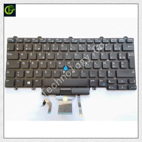 French Azerty Backlit keyboard for Dell Latitude MP-13L86F0J698 PK1313D3B13 0W93F7 FR