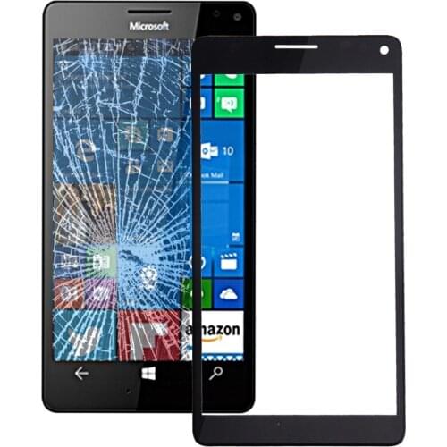 H Original Front Screen Outer Glass Lens with Frame for Microsoft Lumia 950 XL