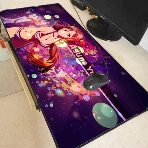XGZ Sword Art Online Anime MousePad Large Locking Edge Speed Game Gamer Gaming Mouse Pad for CSGO Dota 2 Laptop Notebook Mat XXL