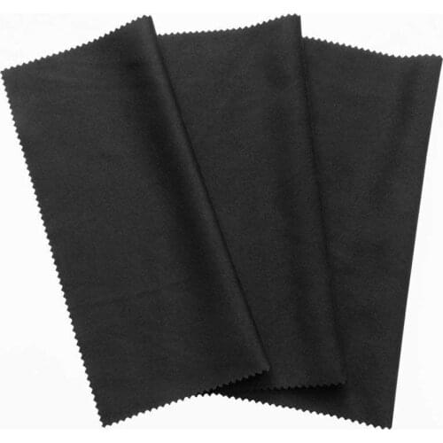 LIXF 3x microfiber cleaning cloth 20x19cm, black cleaning cloths, touchscreen, smartphone display, glasses, laptop, lens, screen