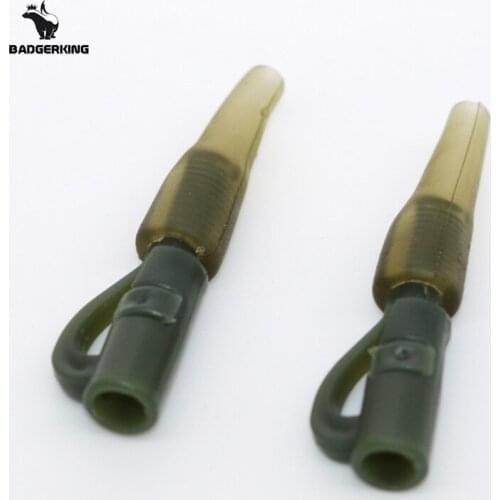20pcs/lot Carp fishing lead clips set for carp fishing high strength army color stealth in river and lake environment