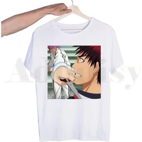 Basketball Hot Japanese Kuroko No Basket Anime T-shirt for Men Short Sleeve Men Tops T Shirt for Male White T Shirt Women Tees