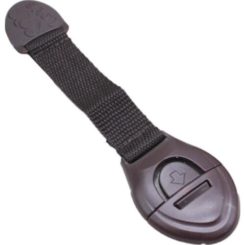 1Pc Webbing multifunctional protective safety lock Drawer safety protections be lock Adjustable cloth lock belt safety Baby c P0