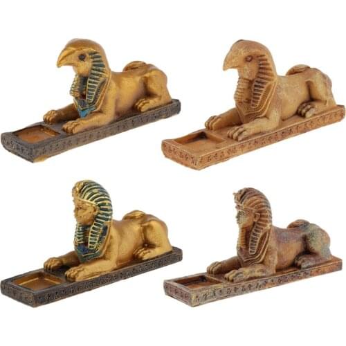 Sphinx Statue Insect Spider Food Water Dish Bowl Reptile Breeding Box Decor