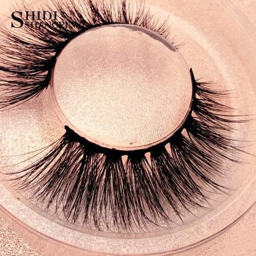 SHIDISHANGPIN Handmade Reusable Natural Eyelashes Popular False Lashes Mink Lashes 3D Mink Eyelashes 100% Cruelty free Lashes