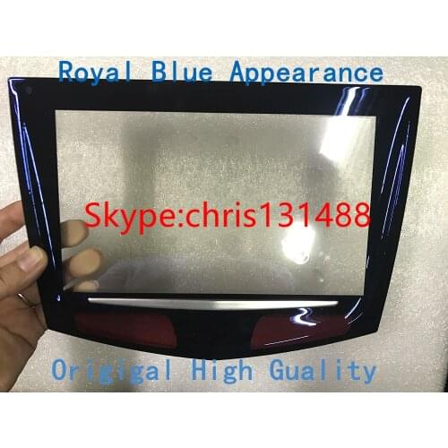 Royal blue appearance Original High quality CUE touch screen for Cadillac ATS CTS SRX XTS CUE car DVD Cadillac touch digitizer