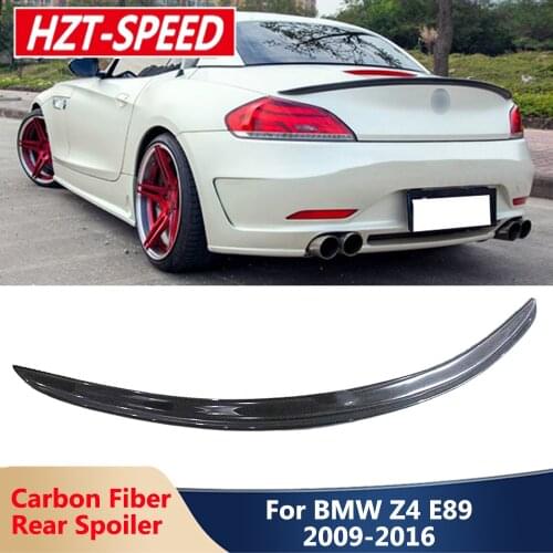 Z4 3D Style Real Carbon Fiber Rear Spoiler Back Trunk Window For BMW Z4 E89 20i 23i 28i 30i 35i 2009-2016 Modification