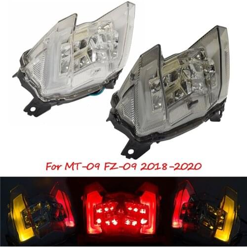 Motorcycle Rear LED Brake Light TailLight Integrated Turn Signal Light For Yamaha MT09 MT-09 FZ-09 MT09 FZ09 2018-2020