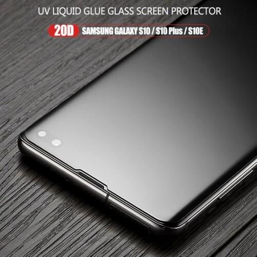 20D UV Screen Protector for Samsung Galaxy S10 Plus 10H Tempered Glass Screen Film for Samsung S10 / S10e Protection
