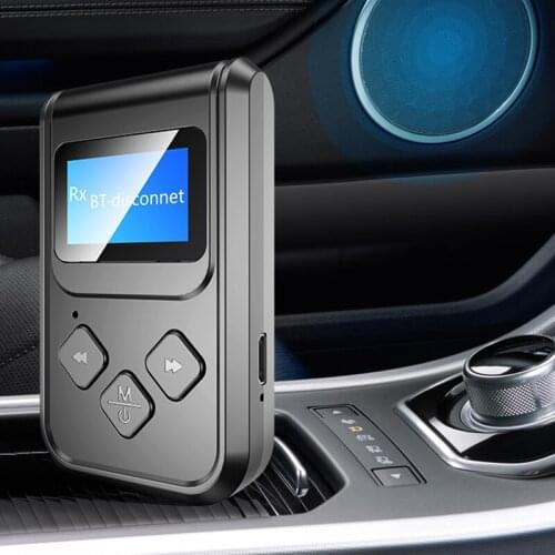 LCD T15 Bluetooth 5.0 Adapter Wireless USB Bluetooth Receiver Music Audio Transmitter For PC TV Speaker Phone Car Accessories