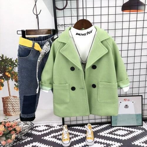 Winter Coats for Boys Autumn Winter New Baby Boys Korean Solid Long Jackets Kids Fashion Warm Outerwear Child Thick Windbreaker
