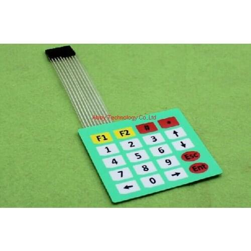 10Pcs/lot 4*5 Membrane Numeric Functional Matrix Keypad Keyboard For MCU Interface