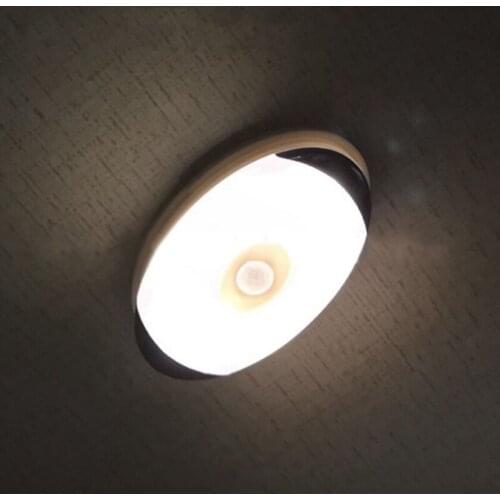 3 Pcs/6 Pcs Plastic Cabinet LED Lights Warm White PIR Motion Sensor Wall Lamp for your kitchen, Closet, Cabinet, Bedroom