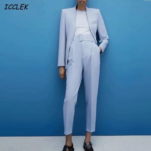 ICCLEK Women's Office Trouser Suits
