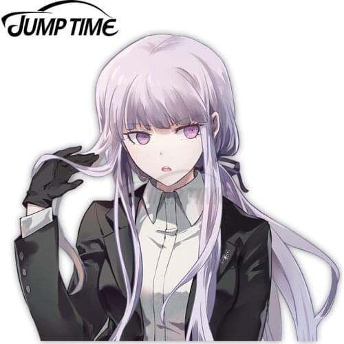 JumpTime 13 x 12.2cm Danganronpa Kyoko Kirigiri Hokai Gakuen Anime Car Stickers Vinyl Car Sticker DIY Waterproof Car Decal