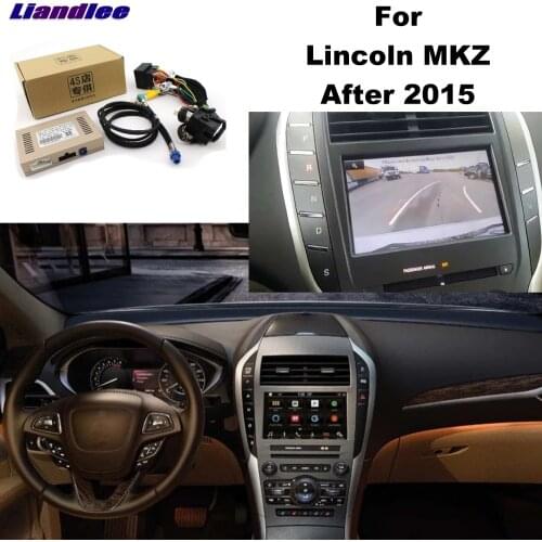 Liandlee Parking Camera Interface Reverse Back Up Park Camera Kits For Lincoln MKZ 2015~2018 Original Display Upgraded