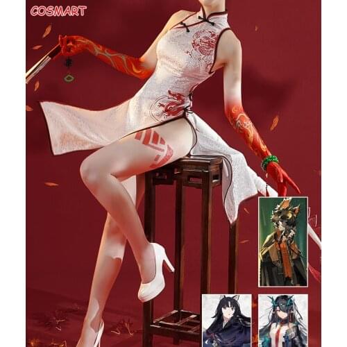 Anime Arknights Unfettered Freedom Nian Cheongsam Game Suit Dress Uniform Cosplay Costume Halloween Party Outfit For Women 2021
