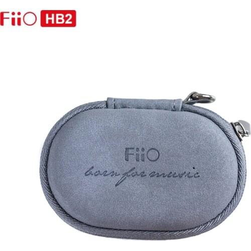 FiiO HB2 Leather Earphone Carrying Protective Case Travel Portable Mini Protective Earphone Accessories Storage Box Bag