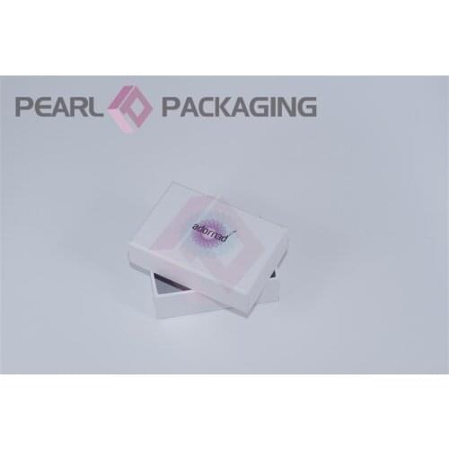Matt White Cardboard Jewelry Box, Custom Jewellery Box for Earrings, Rings Pacakging Box
