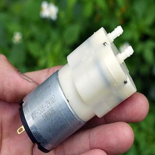 Mini Aquarium Pump Fish DC 3V-6V 528 Diaphragm Pump Tank Motor for Atmospheric Large Volume Air Pump Vacuum Pump 3.7V 4.2V 5V