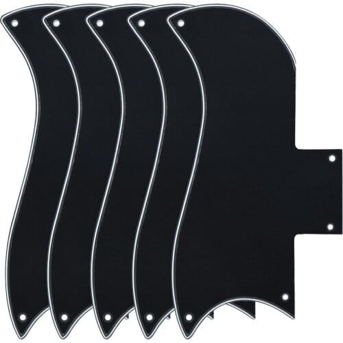 NEW 5pcs Black 3Ply SG Guitar Pickguards Scratch Plate for SG '61 RI Guitar Parts