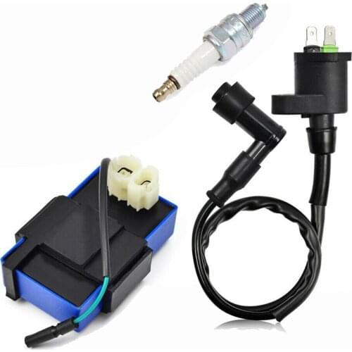 NEW-Ignition Coil Spark Plug & CDI Box for Honda Sportrax 90 TRX90 2X4 1993-2005 30510-GF9-405,30410-HF7-008