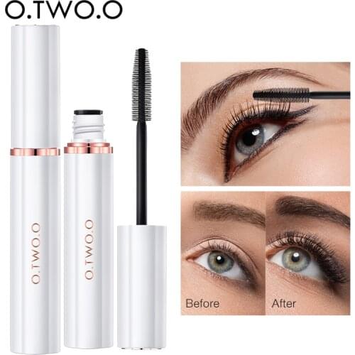 O.TWO.O Super Lashes Mascara Waterproof Silk Fiber Mascara Black Long Curling Eyelash Extensions Sexy Eyes Makeup Cosmetics