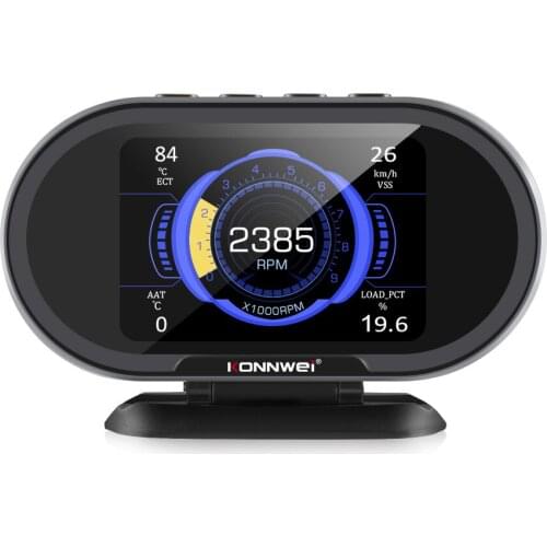 Obd 2 Universal Automobile On-Board Computer Car OBD2 Scanner Fuel Consumption Water Temperature Gauge HUD Digital Display