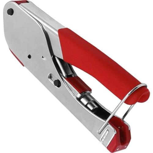 Connector crimping pliers for coaxial cable F head crimping pliers for coaxial RG6 RG59 F RCA coaxial cable cutter