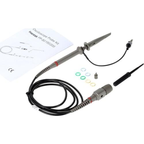 Oscilloscope Probe Hantek PP-200 X1 X10 200MHZ Oscilloscope Clip-on Probe Test Lead Tool switchable for oscilloscope multimeter