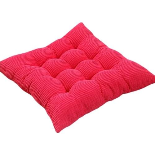 Candy Color Square Seat Cushion Simple Soft Butt Pads Tatami Mattress Thickened Plush Sofa Bed Window Mats Bedroom Decor