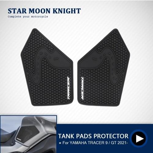 Motorcycle Tankpad anti-slip tank Pad sticker protection stickers SIDE TANK PADS Traction Pad For YAMAHA TRACER 9 GT TRACER9 21