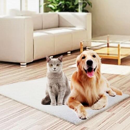 Self Heating Thermal Pet Dog Cat Super Warm Soft Bed Cushion Heated Mat Washable Dog Cat Super Warm Rug Mats Pet Products