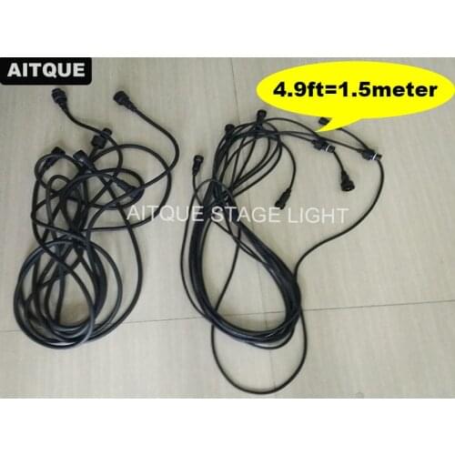 Signal wall light cable 1.5 meter cable dmx512 3pin dmx ip65 led dmx cable for outdoor