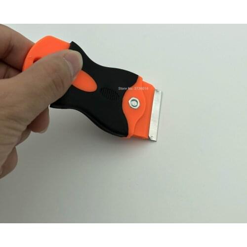 LCD Glue cleaning Scraper with holder tool for Mobile Phone Tablet Screen Repair Cleaning Tool with holder and plastic blade