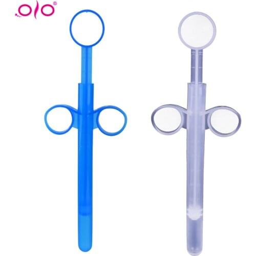 OLO Lube Launchers Lubricant Applicator Enemas Injector Anal Vagina Clean Tools Syringes Sex Aid Tools Sex Toys for Couples