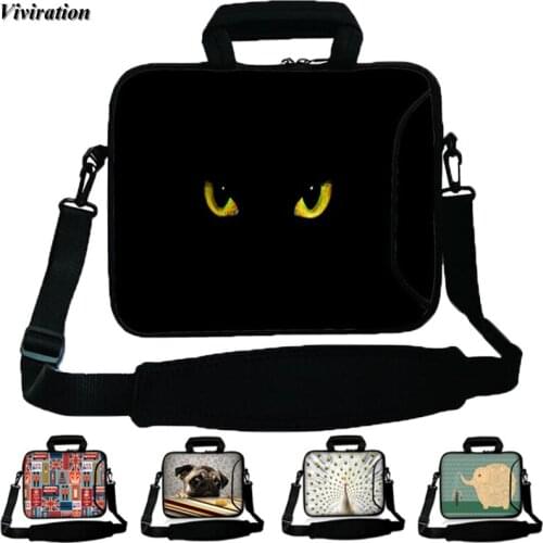 Laptop Messenger Briefcase Neoprene 9.7" 10.2" 10 Inch Notebook Carry Case Women Mens Handbag Sleeve Chromebook Accessories Bag