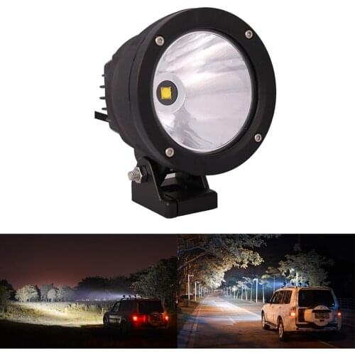 25w Round Led Cannon Driving Work Light Bar Barra Lamp Fog Spot Flood Combo Atv Utv Suv Car Auto Vehicle 12v 24v Fog Headlight