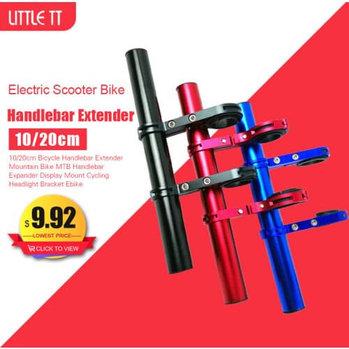 10/20cm Bicycle Handlebar Extender Mountain Bike MTB Handlebar Expander Display Mount Cycling Headlight Bracket Ebike