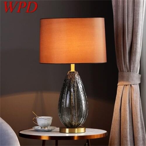 WPD Nordic Creative Table Lamp Brass Desk Light Contemporary Luxury LED Decoration for Home Bedside
