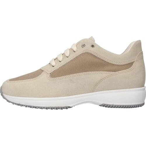 SABEN Sneakers SHOES woman suede beige