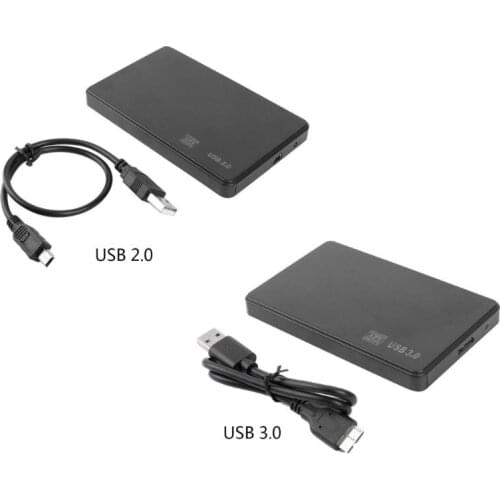 2.5 Inch HDD SSD Case Sata to USB 3.0/2.0 Hard Drive Box Enclosure Adapter M2EC