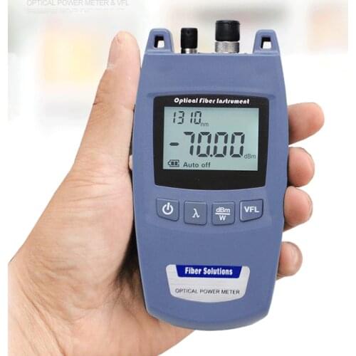 2 in 1 Mini TL520 Optical Power Meter + VFL 10mW 10km Visual Fault Locator TL-520 fiber tester light decay test:-50~+26 dBm